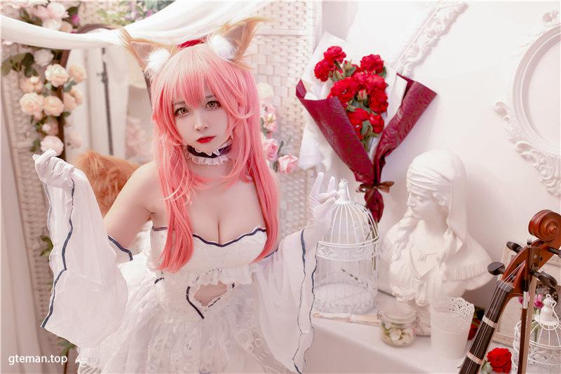 二佐Nisa Fate玉藻前婚纱 [9P-128MB]